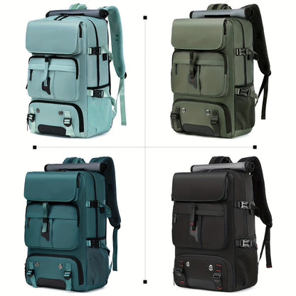 Large Capacity Laptop Backpack with Shoe Compartment & USB Charging Port – Waterproof Soft Shell Daypack for Men & Women, Multi-Functional Travel Rucksack for Business, College & Daily Commute, Multiple Colors Available