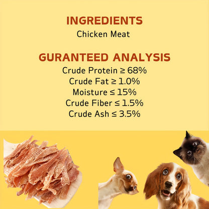 Duck Jerky Dog Chews Real Meat High Protein Low Fat Long-Lasting Dental Treats for Small Medium Large Dogs Training Reward Easily Digestible 150g