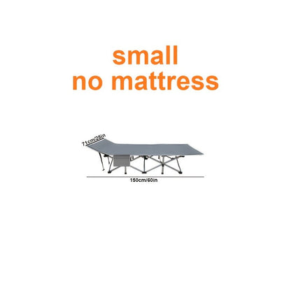 Heavy Duty Folding Bed 500 600 700 LBS Capacity Extra Large Portable Camping Cot Guest Bed with Optional Mattress Sturdy Steel Frame Flip-Up Foldable Patio Sofa Bed