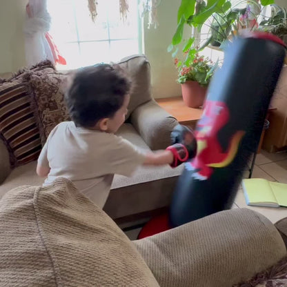 Kids Inflatable Punching Bag 48 Inch Dinosaur Bop Bag Toy for Boys Girls Ages 3-12 Boxing Training Karate Practice Gift