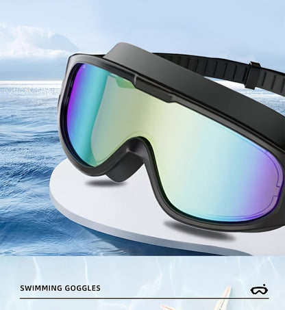 Anti-Fog Swimming Goggles Set – UV Protection, Earplugs & Nose Clip