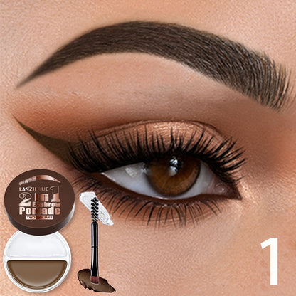 3D Microblading Brow Pen Waterproof Sweat-Proof Long-Lasting — Micro-Fork Tip Hair Stroke Effect Eyebrow Pencil with Brush Applicator Bold Precise Brow Definer 3 Shades All Skin Types