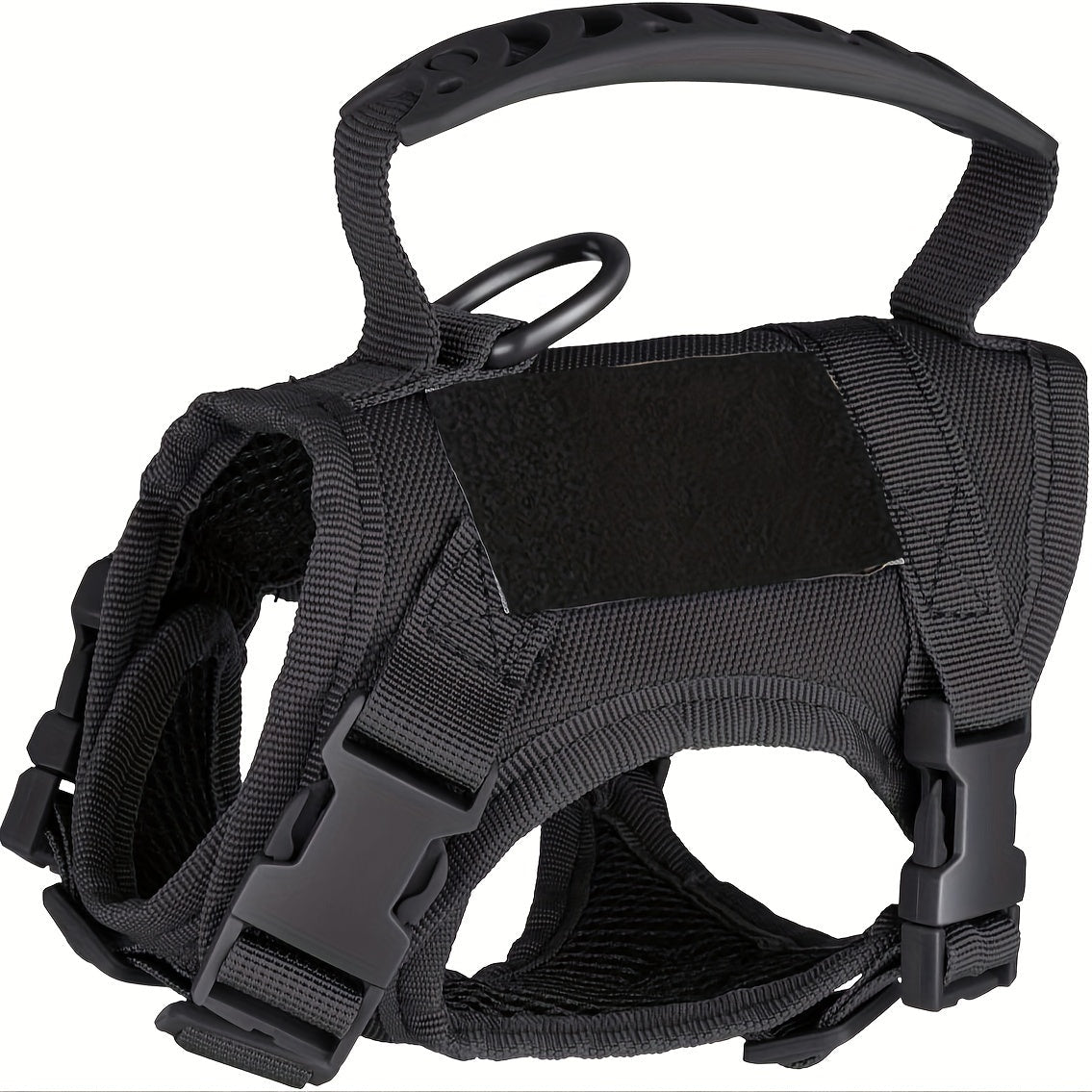 Cat Tactical Vest Harness Adjustable 600D Chest Strap for Cats & Puppies - Escape-Proof Training Vest Harness in Black Khaki Red Rose Red Mineral Green & Mixed Colors