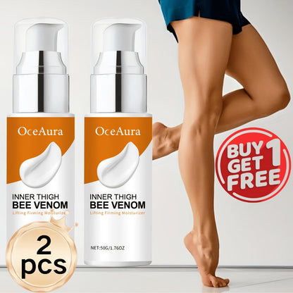 Thigh Firming Cream with Bee Venom – Anti-Cellulite Body Tightening Lotion, Coffee Seed & Ginger Extract, Lifts & Sculpts Skin on Thighs, Butt & Arms, Alcohol-Free for All Skin Types