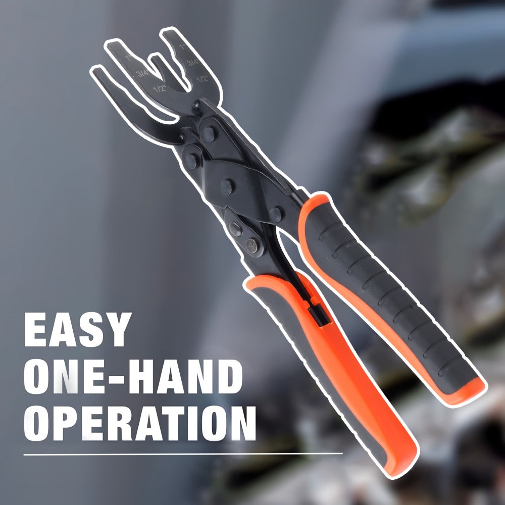 Push to Connect Pipe Disconnect Tool – Quick Release Disassembly Pliers for PEX PVC Copper Fittings 1/2” 3/4” 1” Carbon Steel Ergonomic Handle