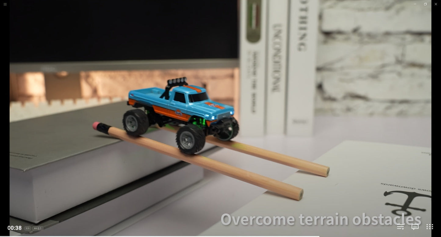 RC Off-Road Car with Alloy Body & Shock-Absorbing Chassis – Remote Control Car for Boys Indoor Outdoor Racing Metal Frame – Christmas Birthday Gift for Kids Teens