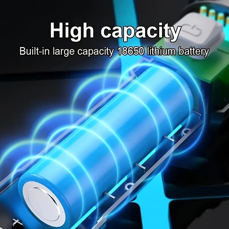 Zoomable Rechargeable Flashlight 800 Lumen High Power LED Torch Adjustable Beam for Camping Fishing Hunting Emergency EDC