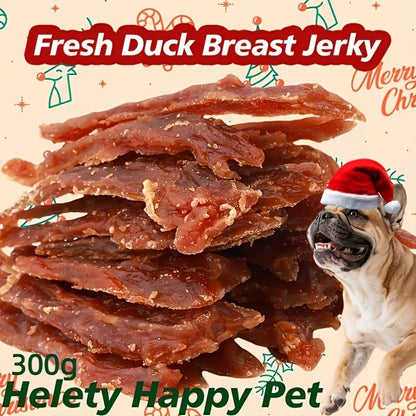 Air-Dried Dog Treats Chicken & Duck Breast Sticks – Single Ingredient Grain Free High Protein Dog Chews, Natural Jerky Snacks for Dogs, Multiple Sizes 100g 200g 300g 600g