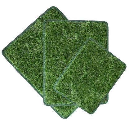 Artificial Grass Dog Potty Pad Washable Reusable - Odor-Proof Pet Training Lawn Mat for Indoor Outdoor Use, Dog Urine Grass Pad 18 x 28 Inch for Puppies & Adult Dogs