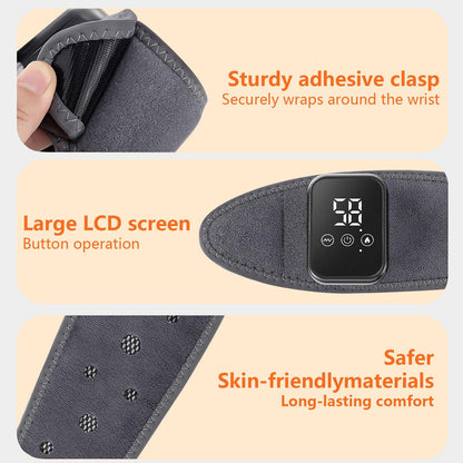 Hand Massager with Heat Vibration Wrist Guard Carpal Tunnel Relief