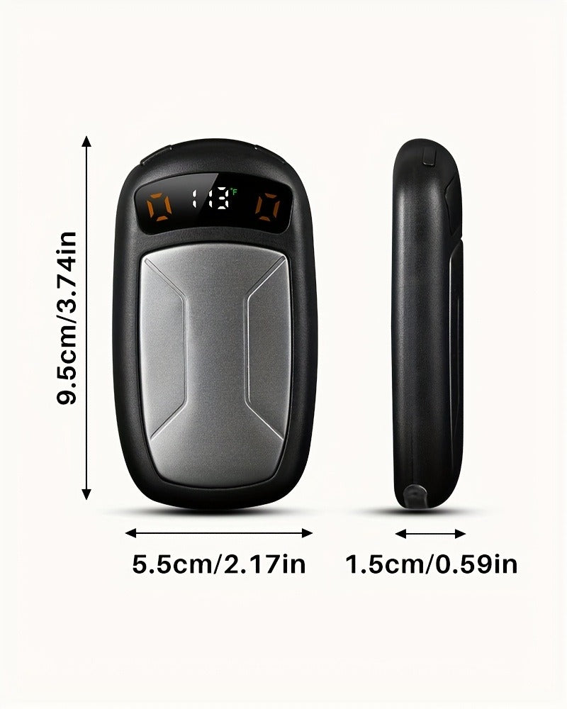 Rechargeable Hand Warmers with COB Light 2 Pack, Magnetic USB Electric Pocket Hand Warmer 12 Hours Heat, Portable Reusable Handwarmer for Camping Hiking Hunting, Christmas Gifts for Women Men