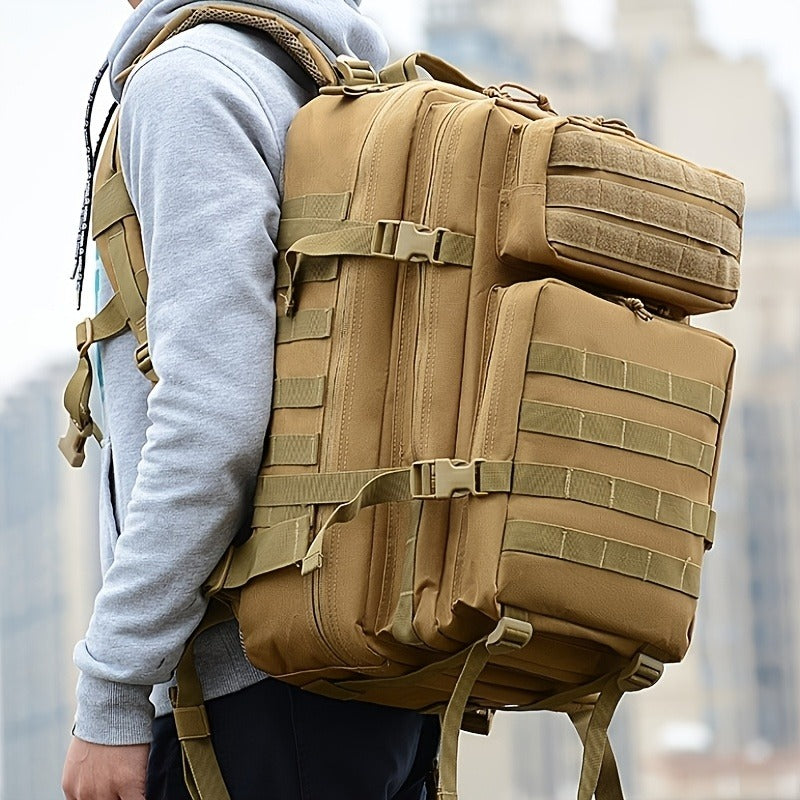 Tactical Backpack 45L – Military Rucksack for Men Women Hiking Camping Emergency 3-Day Bug Out Bag