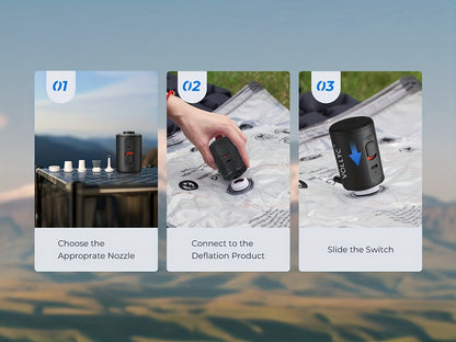 Portable Electric Air Pump USB Rechargeable 800mAh