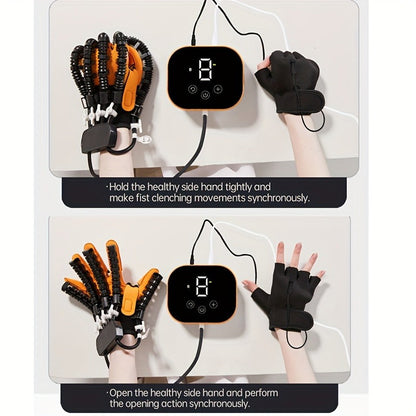 Hand Rehabilitation Glove Pneumatic Finger Trainer Left Right M L XL