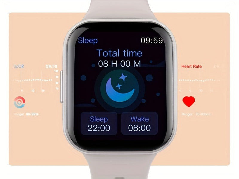 Fitness Tracker Smartwatch – 1.69" HD Screen, 25 Sports Modes, IP68