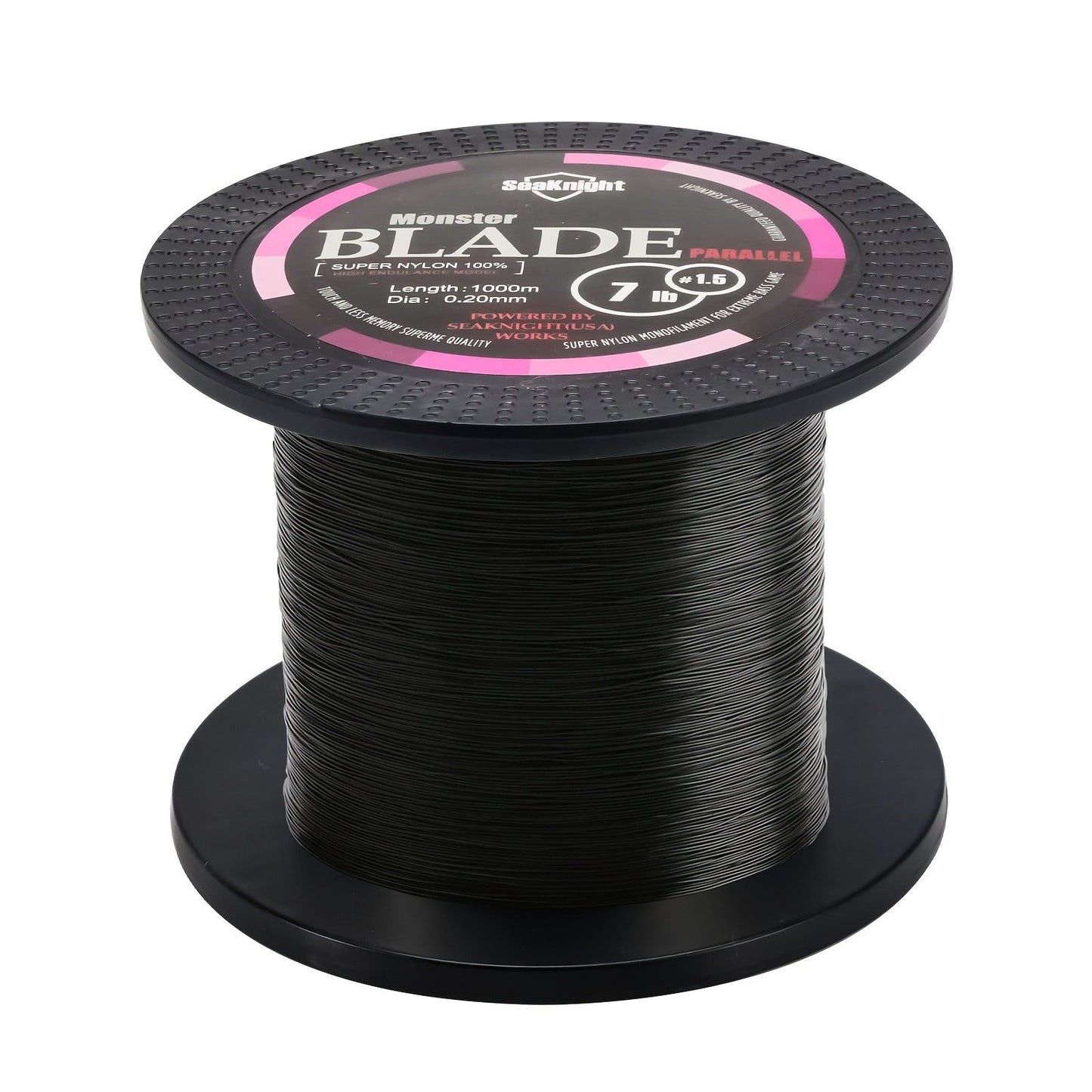 Monofilament Fishing Line 1000M / 1093Yds – Nylon Mono Line for Freshwater & Saltwater, 2-35LB, Black & White