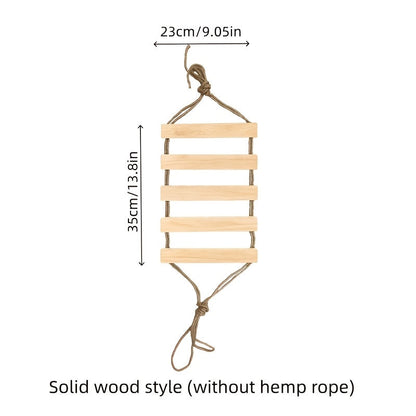 Cat Scratching Post Sisal Hemp Rope Replacement Column for Cat Tree Climbing Frame Indoor Cat Ladder, Multiple Lengths 13.78" 19.69" 39.37" Solid Wood & Hemp Rope Options, Durable Cat Scratcher Pole