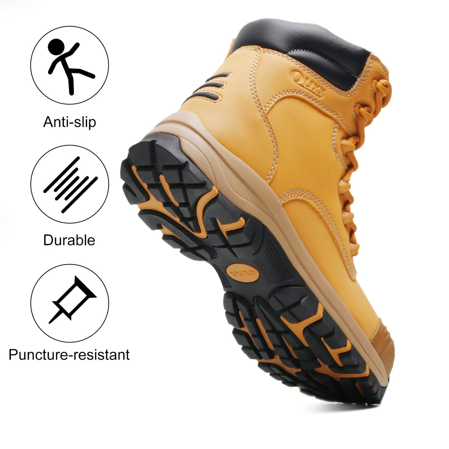 Men's Work & Safety Boots - Steel Toe Protection & Puncture Resistant 030757