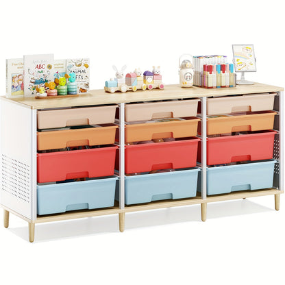 Storage Cabinet shown in the Rainbow option