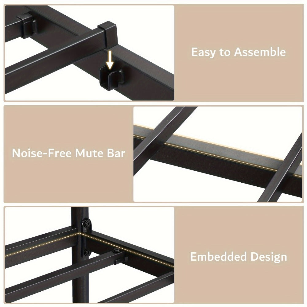 12-Inch Heavy-Duty Bed Frame, Bedroom Platform Bed for Bedroom Comfort and Support detail image - detail view 10