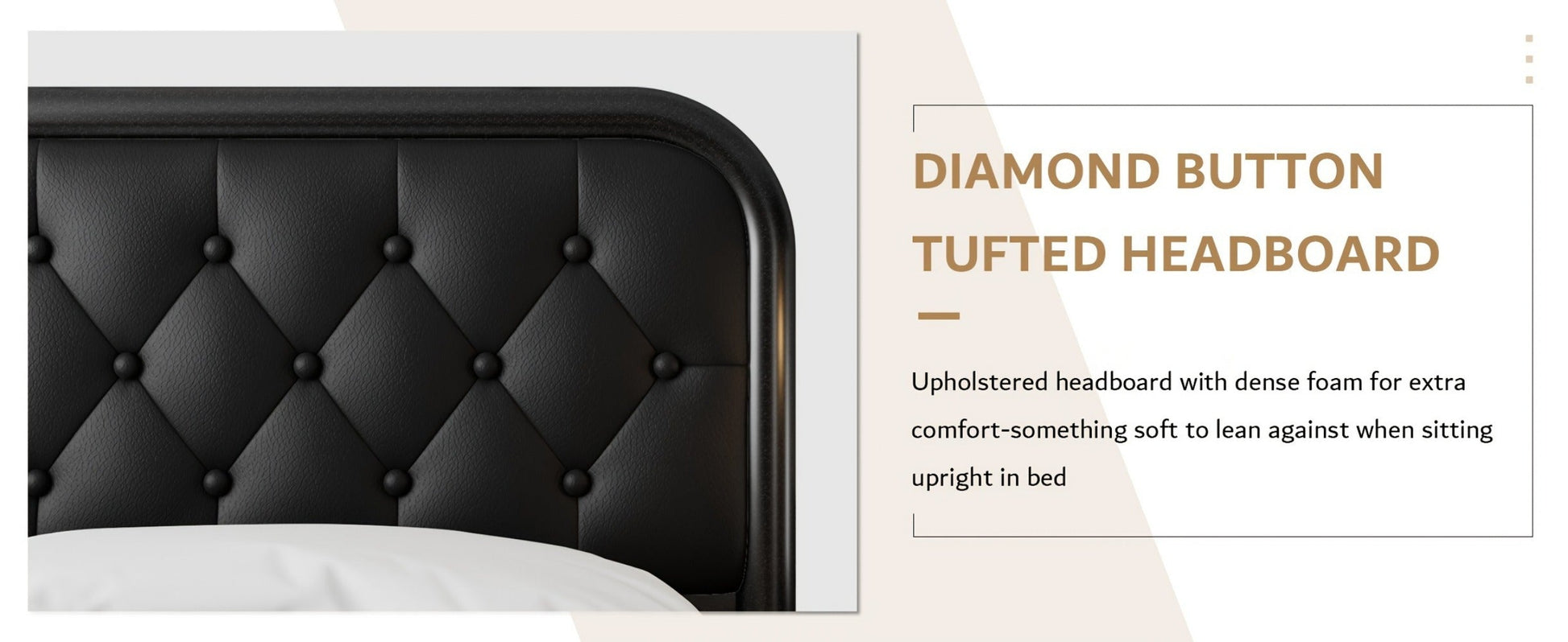 12-Inch Heavy-Duty Bed Frame, Bedroom Platform Bed for Bedroom Comfort and Support detail image - detail view 12
