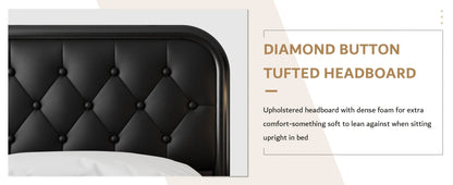 12-Inch Heavy-Duty Bed Frame, Bedroom Platform Bed for Bedroom Comfort and Support detail image - detail view 12