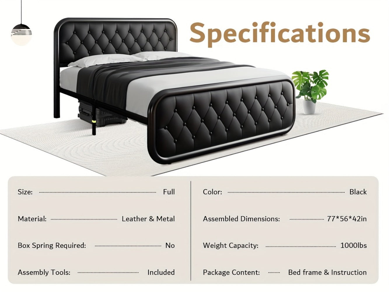 12-Inch Heavy-Duty Bed Frame, Bedroom Platform Bed for Bedroom Comfort and Support detail image - detail view 18