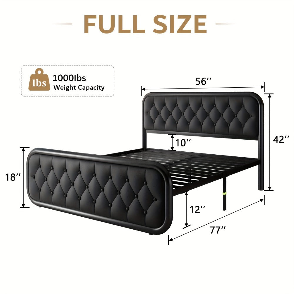 12-Inch Heavy-Duty Bed Frame, Bedroom Platform Bed for Bedroom Comfort and Support detail image - detail view 3