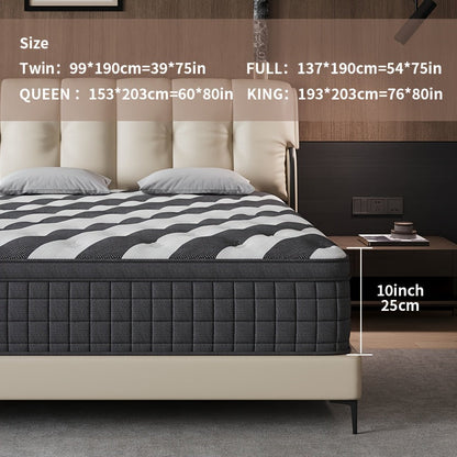 Mattress shown in the 10inch, Full option