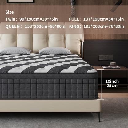 12-Inch Mattress with Memory Foam for Bedroom Comfort and Support detail image - detail view 3