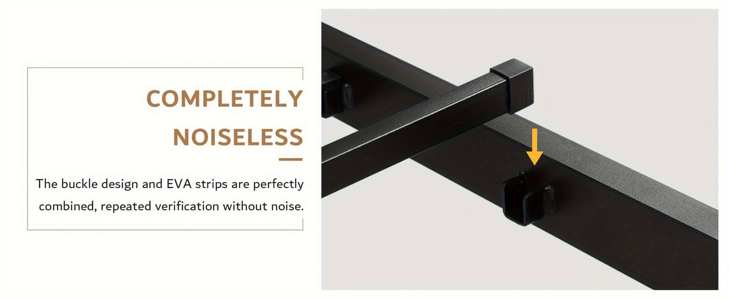 12-Inch Metal Bed Frame with No Box Spring Needed and Tool-Free Assembly detail image - detail view 16