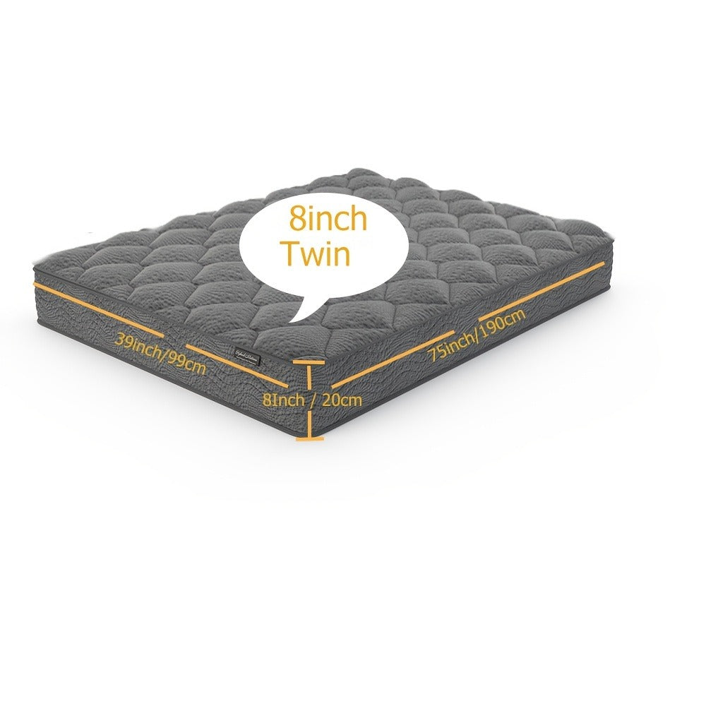 12-Inch Twin Mattress with Pocket Springs, Medium-Firm Bed Mattress for Bedroom detail image - detail view 11
