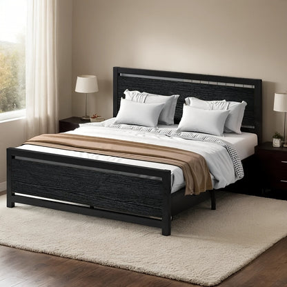 Bed Frames shown in the Full-Black option