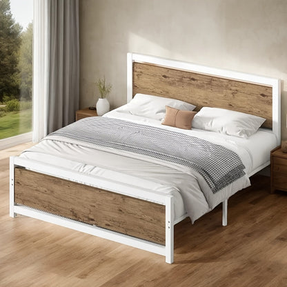 Bed Frames shown in the Full-White option