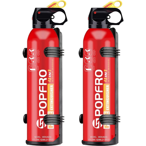Portable Fire Extinguisher, Four-in-One Small Fire Extinguisher for Home Garage Kitchen Car, For Electrical Textile And Oil Fires, Non-toxic Easy To Clean, Wall-mounted