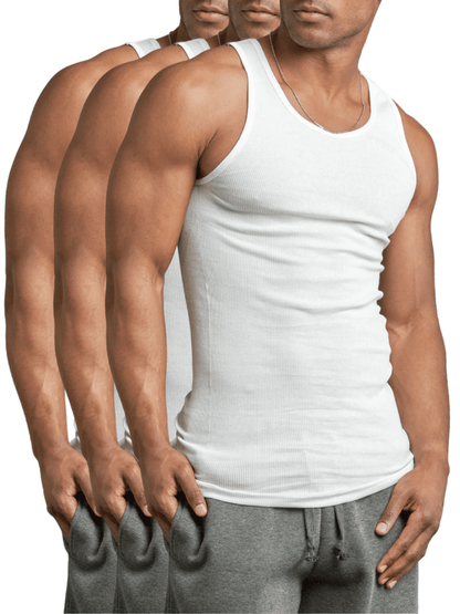 Men's Solid Color Tank Top - Sleeveless 472805