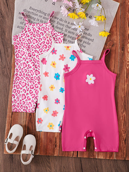 Baby Girl Floral Romper - Spring