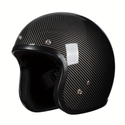 3/4 Open Face Motorcycle Helmet – Wide Field of Vision, Lightweight Shell, Multiple Graphic Styles, Easy-Clean Design, Adult S/M/L/XL