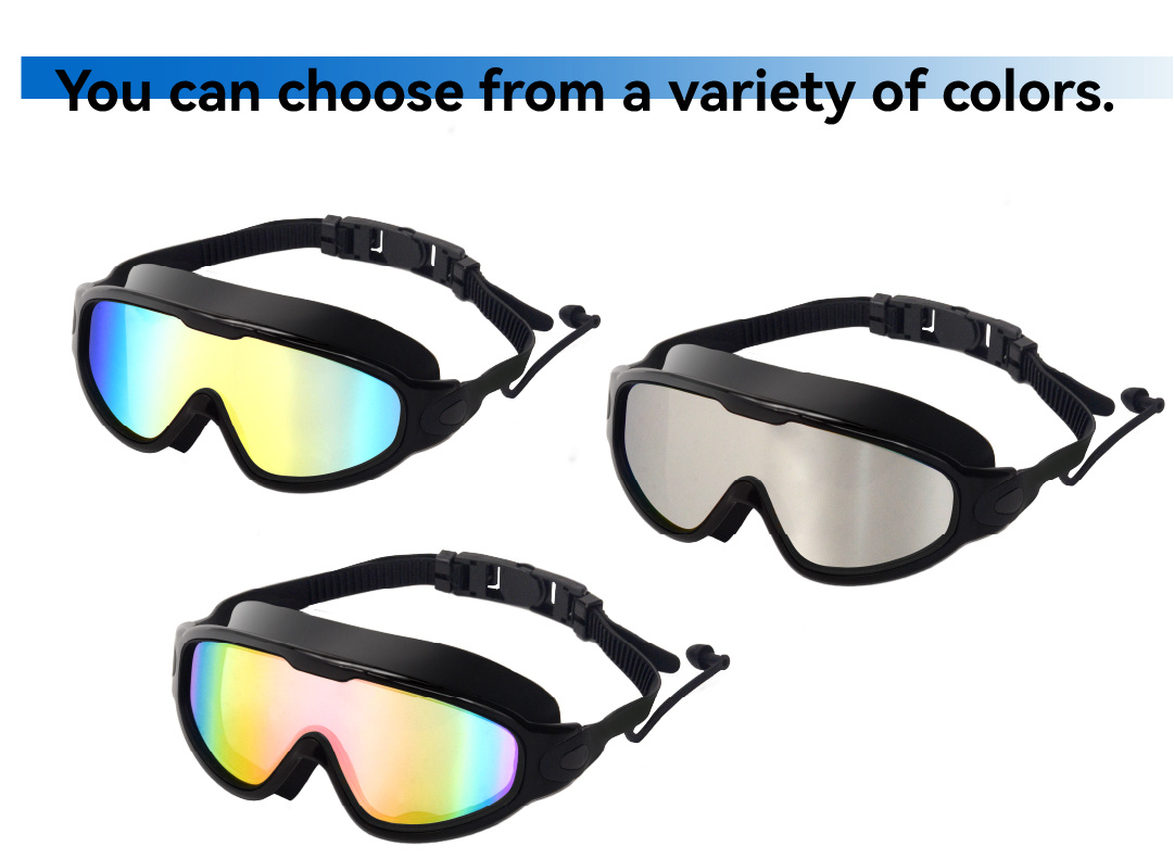 Anti-Fog Swim Goggles 2-Pack – Leak-Proof, UV Protection, Adjustable Fit for Adults, Youth, Men & Women | Pool & Beach Goggles