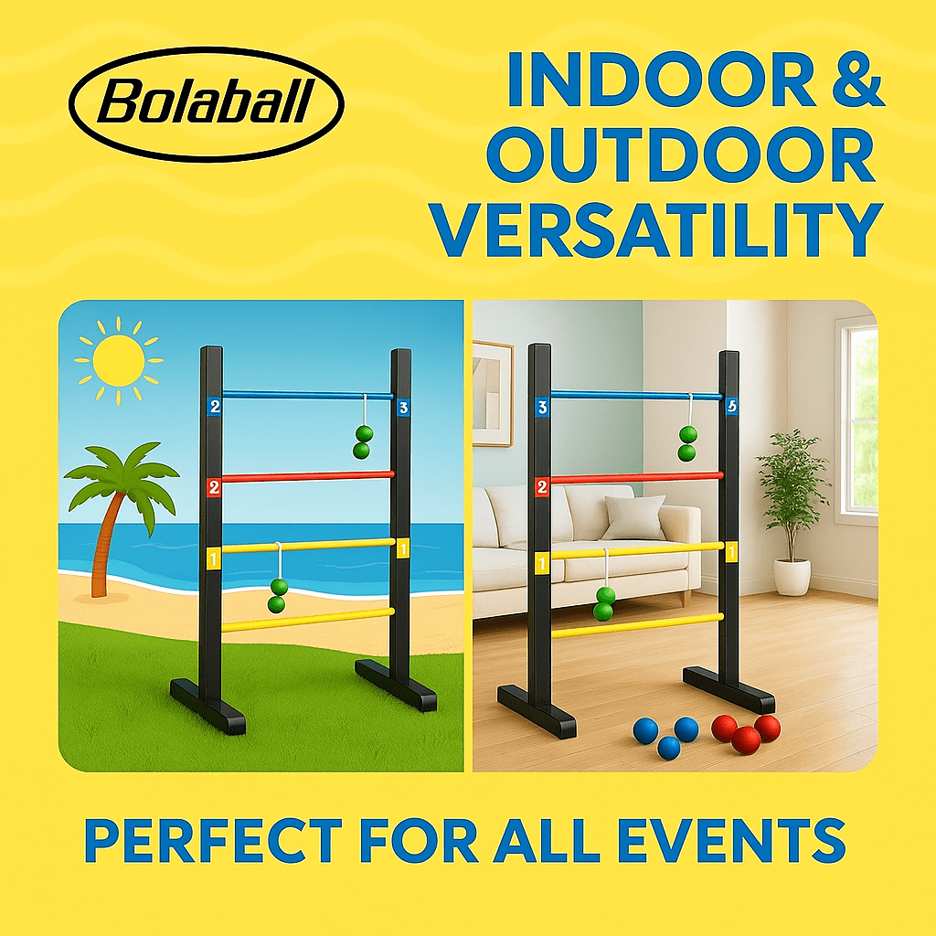 Outdoor Lawn Toss Game Set – Washer Toss & Ladder Toss for Backyard Party, Portable Yard Games for Adults Kids Family, Includes Carrying Case, Fun for Tailgate Camping Beach BBQ Gatherings
