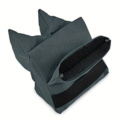 Shooting Rest Sandbag Bags Front & Rear Support Stand Holders for Rifle Gun Shotgun Bench Rest Target Sports Hunting Photography Unfilled Tactical Shooting Bag Set