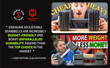 Quick-Lock Adjustable Dumbbell Set 10–80LB – 5LB Increments Square Weight Plates for Home Gym Fitness, Compatible Longer Screws & Add-On Plates Available