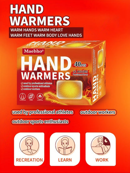 Heat Patches Self-Heating Body Warmers – No Battery Needed, Iron-Based Air-Activated Warming Pads for Back, Neck & Body, Long-Lasting Heat for Winter Sports, Outdoor Activities & Cold Weather Relief