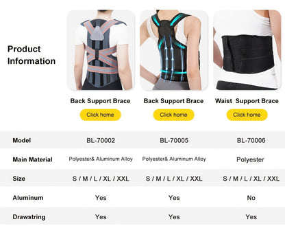 Magnetic Posture Corrector Back Brace – Adjustable Shoulder Support Belt for Men & Women, Instant Posture Improvement, Breathable Back Straightener
