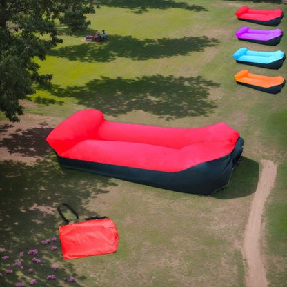 Portable Inflatable Sofa & Air Lounger Chair – Heavy Duty Single Outdoor Recliner, Quick Inflation & Deflation, Lightweight & Compact for Camping, Beach & Backyard – 3 Color Options