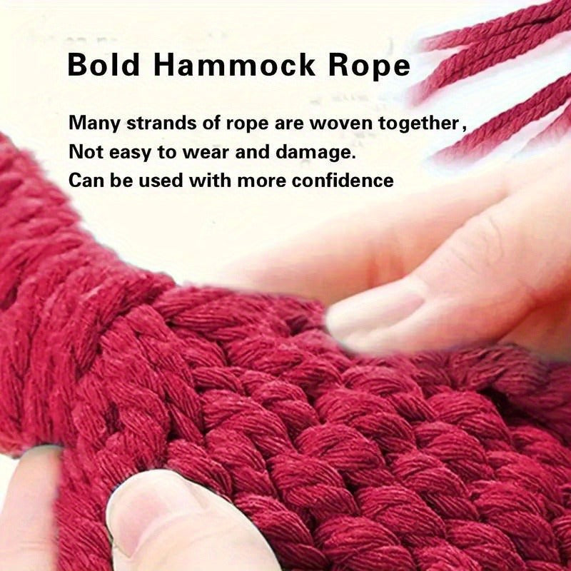 Camping Hammock Single Person Colorful Fabric Anti-Roll Design 330 lbs Capacity with Tree-Friendly Straps Portable Carrying Bag Outdoor Indoor Backyard Lounging