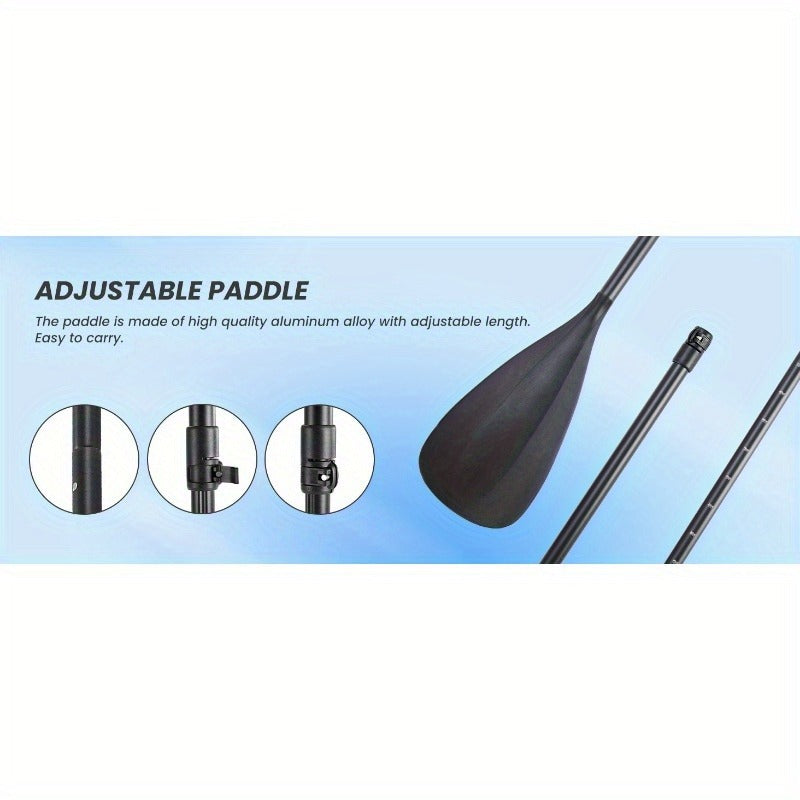Ultralight Inflatable SUP Board Wide Stable Design Non-Slip EVA Deck Portable Quick-Dry All-Season Performance for All Skill Levels Beginners Adults