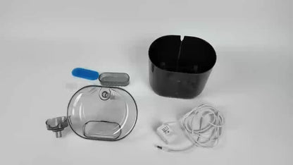 Pet Water Fountain 77oz with Filter Replacement - Cat Dog Automatic Water Dispenser Ultra Quiet Recirculating Purification Large Capacity