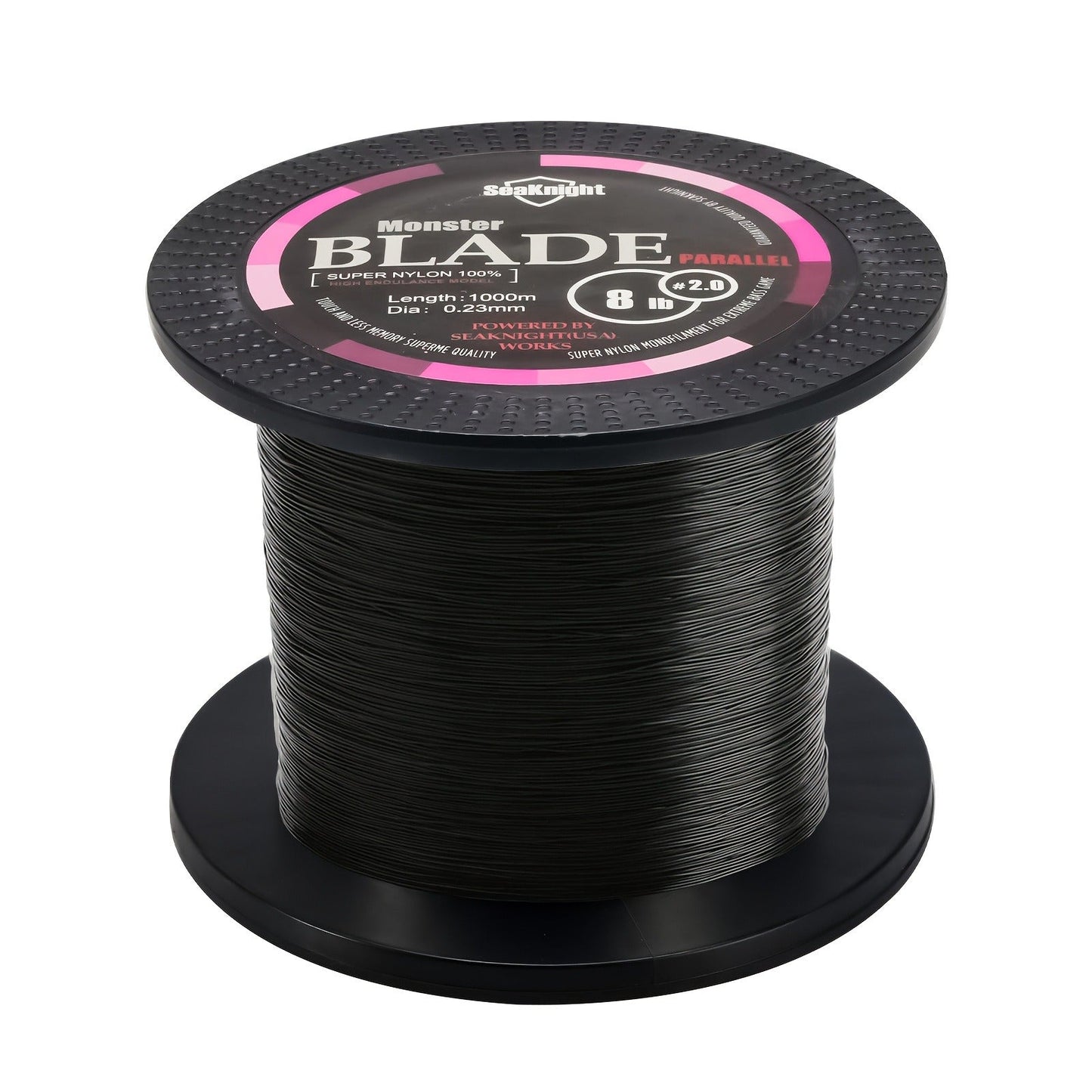 Monofilament Fishing Line 1000M / 1093Yds – Nylon Mono Line for Freshwater & Saltwater, 2-35LB, Black & White