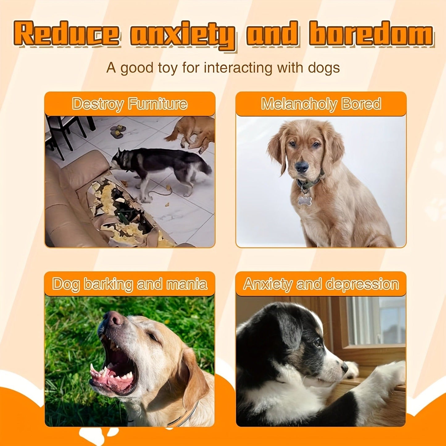 Squeaky Plush Rope Dog Toy Set with Animal Print for Aggressive Chewers - 6 8 or 10 Pack Interactive Tug-of-War Chew Toys for All Dog Breeds No Batteries Required